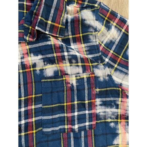 Disney Winnie the Pooh Long Sleeve Button Down Cotton Flannel, Women’s Size XS - Picture 6 of 6